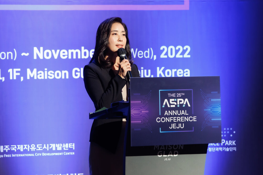 Jamie (Hee Jung) Lee hosting the ASPA Annual Conference in Jeju